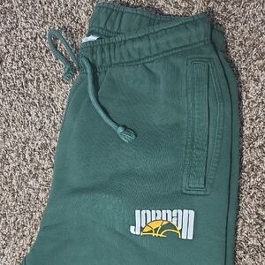 Jordan Adult Green Jogger Pants